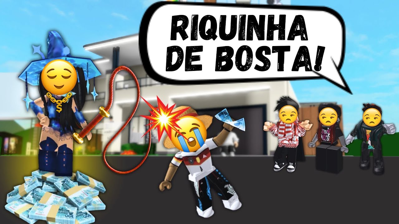 A menina que se achava por ter mais dinheiro que os outros e se deu mal !! - HISTÓRIA DE ROBLOX