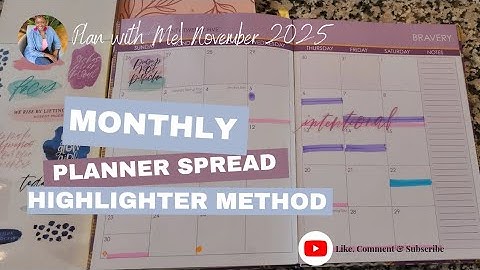 Monthly Plan with Me| Color Coding and Happy Planner Stickers