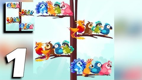 Bird Color Sort Puzzle - Gameplay Part 1 Levels 1-13 (Android, iOS) - All Levels