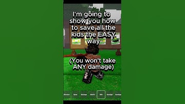 How to save ALL the kids the EASY way - 99 Nights In The Forest #roblox