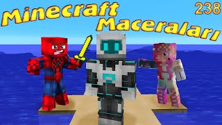 Örümcek Bebek Çiçek Ve Robot Küçücük Adaya Düştüler - Minecraft Maceraları Örümcek Adam Minecraftta