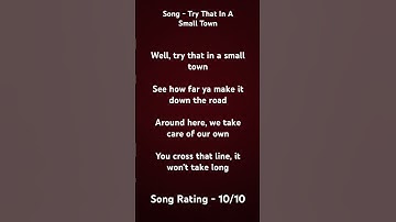 Try That In A Small Town Lyrics! #trythatinasmalltown #jasonaldean #trending