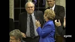 Ed Broadbent delivers his farewell speech in the House of Commons – May 5, 2005