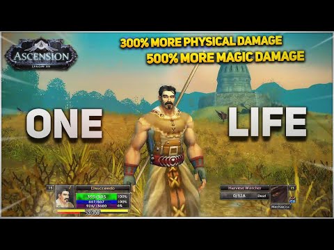The NIGHTMARE IRONMAN CHALLENGE! | Classless World of Warcraft | Project Ascension | ONE LIFE!