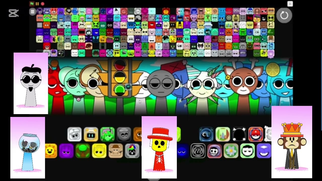 Incredibox Sprunki Characters Cactuk Vs Bombomsprunki