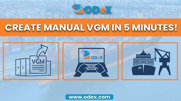 How to Create Manual VGM | VGM Form Step by Step | Verified Gross Mass Explained for Exporters
