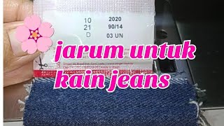 Download Lagu Jenis jarum yang sesuai untuk kain jeans.. #singer4423 #sewtips  MP3