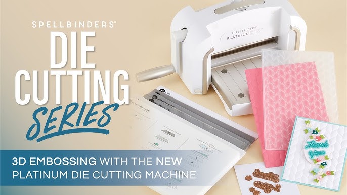 Spellbinders - New and Improved - Platinum Die Cutting Machine - Universal  Plate System - Nested Basics Bundle