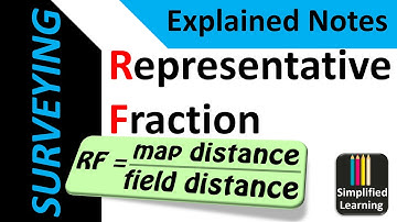 What is Representative Fraction (RF) in Surveying ? | Surveying Explained