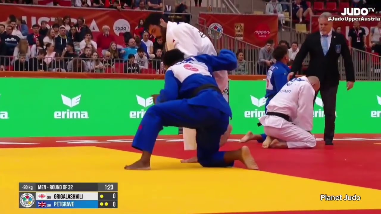 Tato GRIGALASHVILI 🇬🇪 🆚️ Jamal PETGRAVE 🇬🇧 | 1/16финала/90кг | Гран При Австрия 2026