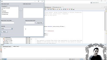 Tutorial Java GUI Netbeans Membuat Laporan Data Pembayaran Mahasiswa