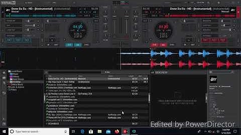 Setting up Virtual Dj loop or echo effect with a backspin or scratch