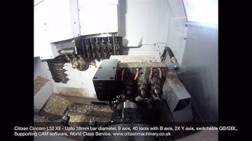 Citizen L32-XII CNC Sliding Head Lathe