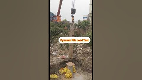 Dynamic Pile Load Test #viralvideo #pileloadtest  #civilservices #civilengineering #viral #viralsho