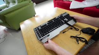 SportsBot SS302 4-in-1 gaming combo set keyboard mouse headset mic mouse pad unboxing screenshot 2