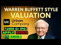 Urban Company Intrinsic Valuation | Financial Modelling | DCF | Excel | IPO Review |