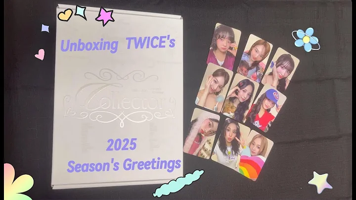 ⭐ UNBOXING TWICE'S 2025 SEASON'S GREETINGS