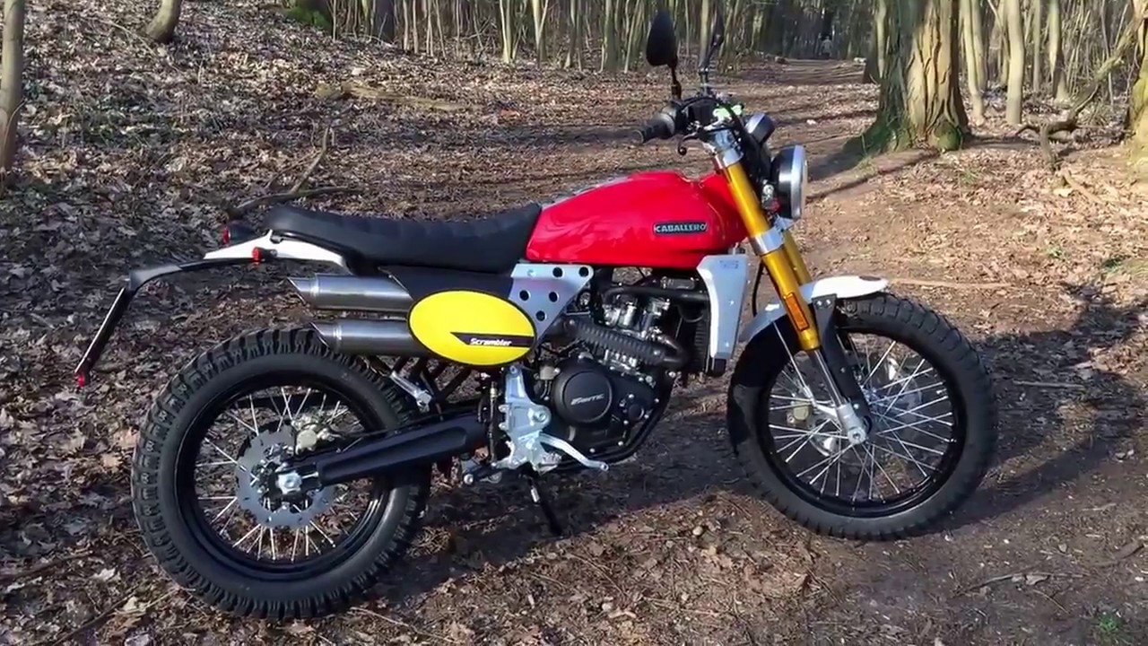 Fantic Caballero Srambler 125 Abs Youtube