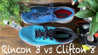 Hoka Rincon 3 vs Hoka Clifton 8 | Daily Trainer Comparison