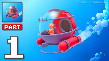 Dive Seeker - Gameplay Walkthrough Part 1 - Underwater Quest Master (iOS, Android)