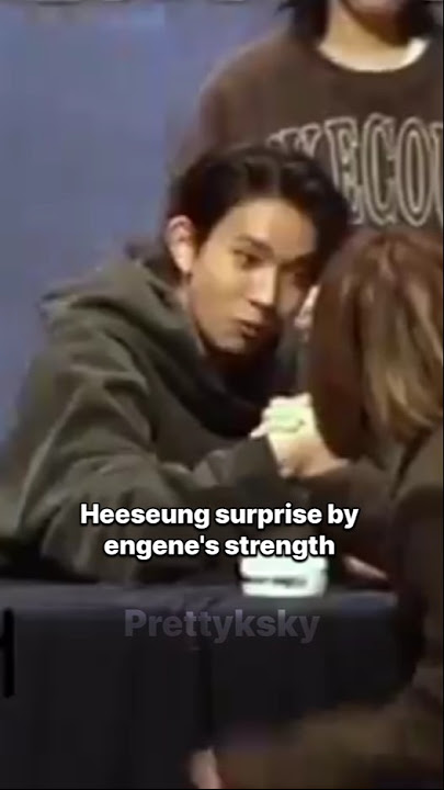 Heeseung be like You're so strong #enhypen #heeseung #jungwon #engene #prettyksky