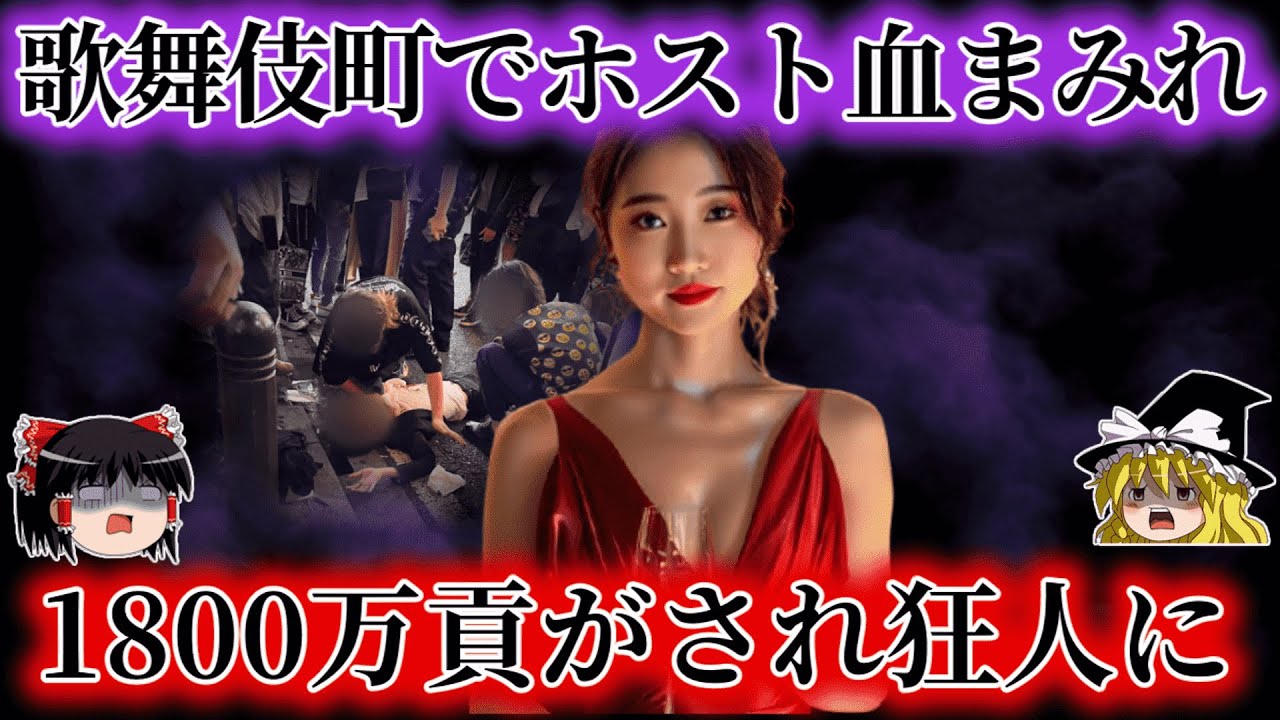 【胸糞】入院するほど殴られ1800万を貢がされボロ雑巾のように扱われた女が歌舞伎町で襲い掛かる。被害者はどっちだ？