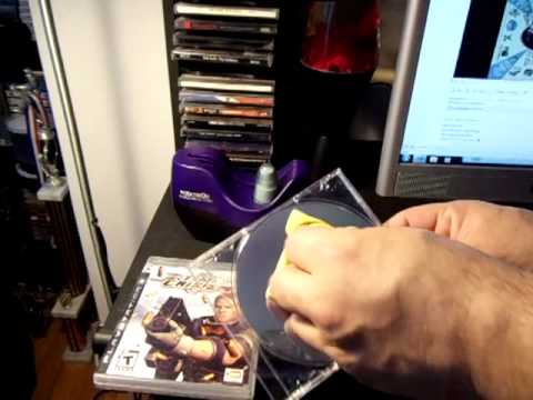 HOW TO CLEAN YOUR PS3  GAME DISC & BLU-RAY MOVIES