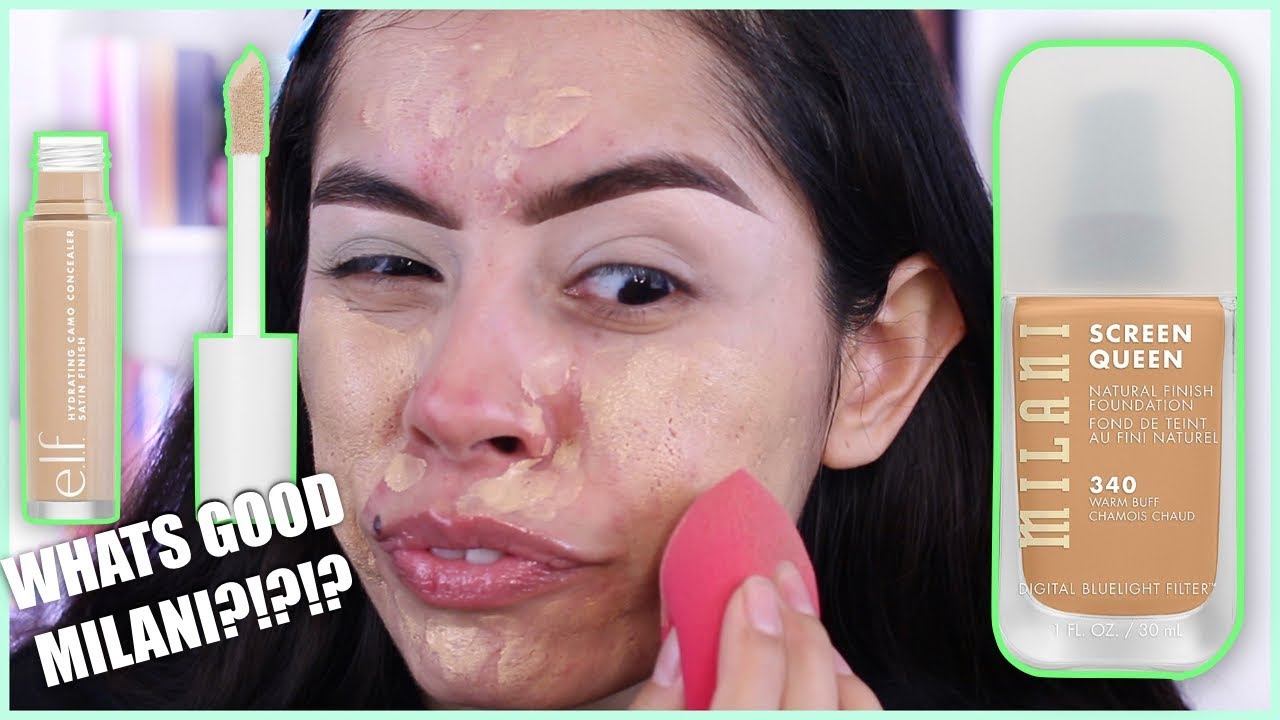 MILANI SCREEN QUEEN FOUNDATION ON ACNE PRONE SKIN Rocio Ceja YouTube