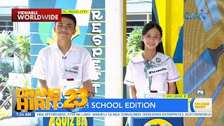 UH Quiz B sa Eusebio High School | Unang Hirit