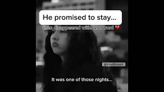 She believed him… until he went silent 💔#sadstory #emotionalstorytelling #lifelessons