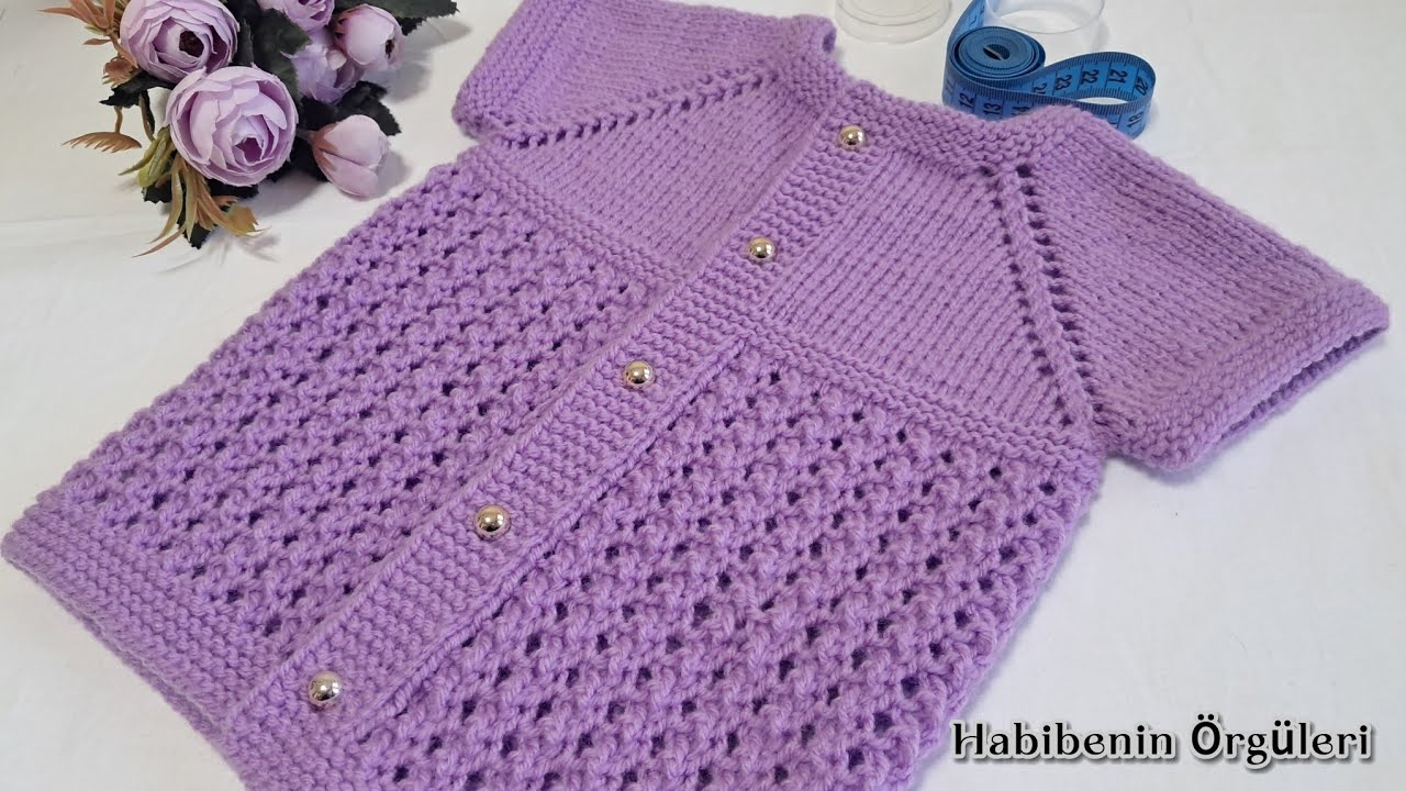 İKİ ŞİŞ ÇOK KOLAY BEBEK YELEĞİ MODELİ 