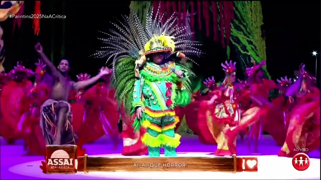 David Assayag - concorrendo no Festival de Parintins 2025.