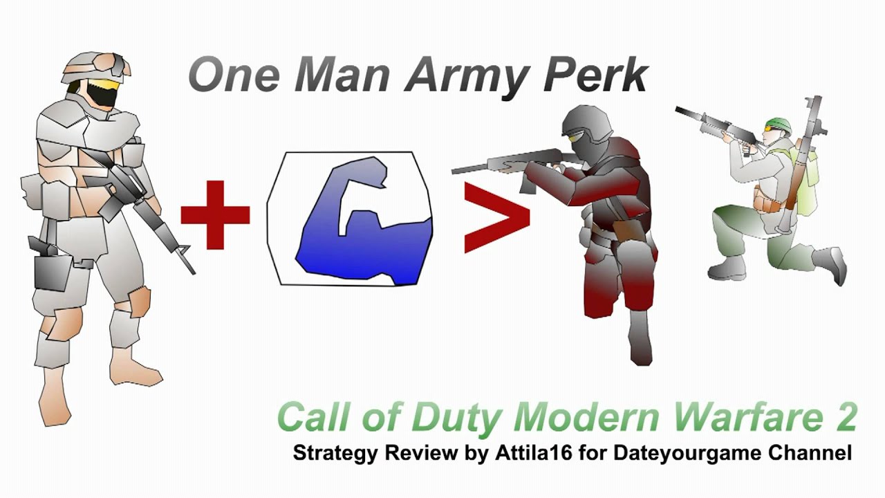 Call Of Duty Modern Warfare 2 One Man Army Perk Review Podcast Youtube