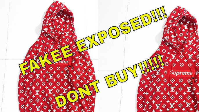 Louis Vuitton Supreme Logo Box Hoodie