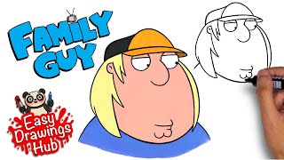 How To Draw Chris Griffin From Family Guy In 4 Minutes