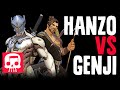 HANZO VS GENJI Rap Battle by JT Music (Overwatch Song)
