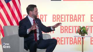 WATCH: Vance says political 'realignment' happening, disagreements in MAGA movement should be aired