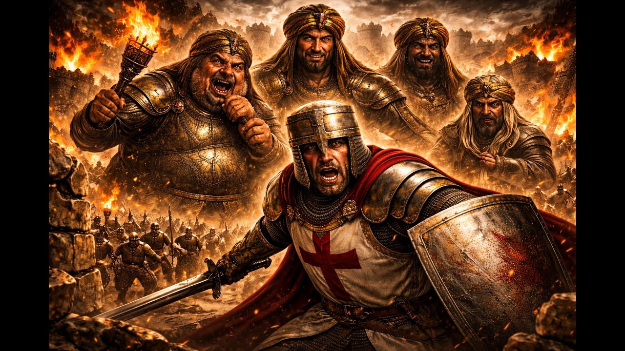 FIRE AND STEEL! ⚔️ The Crusader & The Pig vs. The Arabian Lords | Stronghold Crusader HD #14