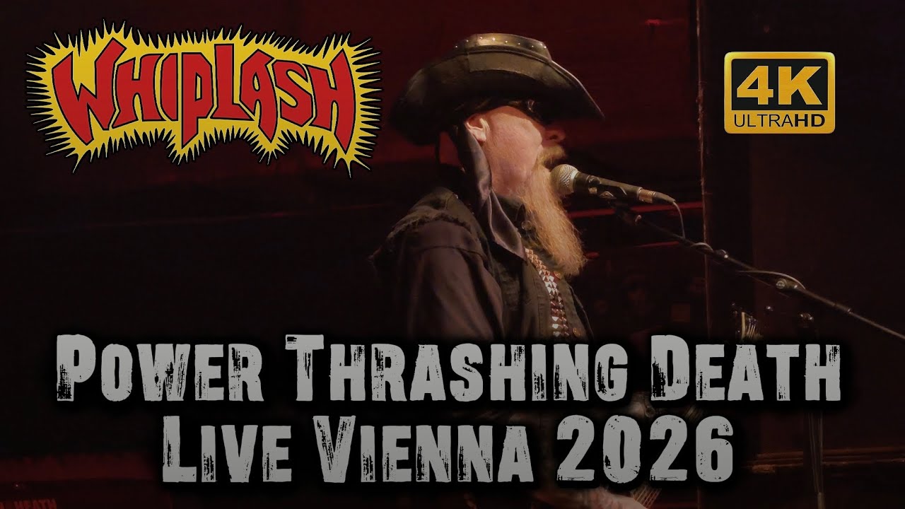 Whiplash - Power Thrashing Death - Live Arena Wien - 12.02.2026 - Vienna 4K