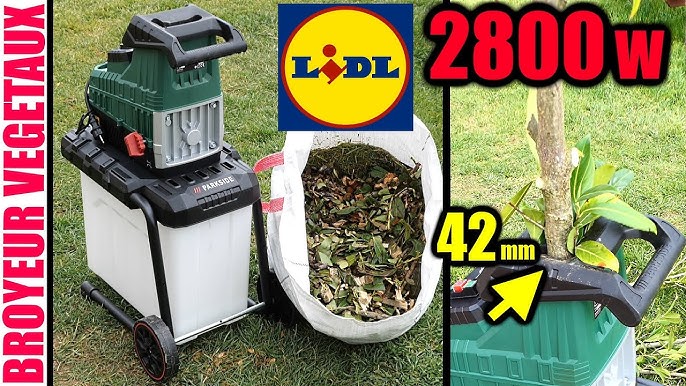 Great buy from the grocery store Lidl. PARKSIDE PWH 2800 A1 Garden  Shredder. Test and review. - YouTube