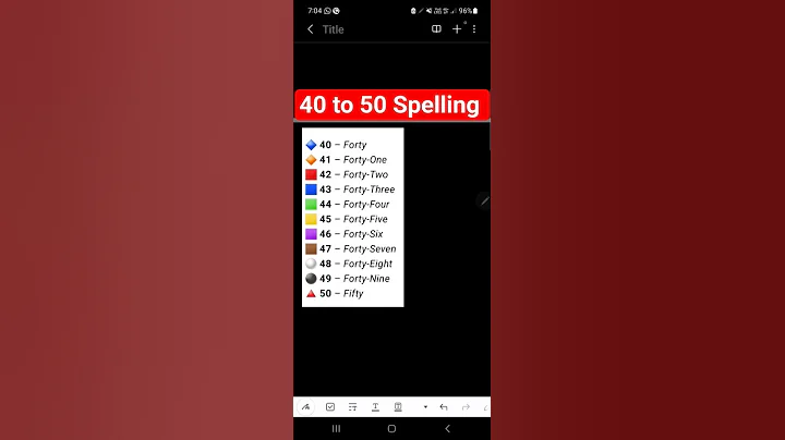 Number Names/Spelling 40 to 50 | Colorful Shapes & Spelling Practice | Fun Learning for Kids