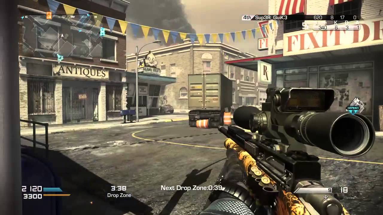 Call of duty:ghosts (sniping usr) Quad feed!!!!!