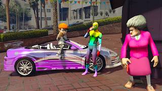 Miss’T STOLE Nick’s Supercar! Epic Police Chase! | Scary Teacher 3D Animation