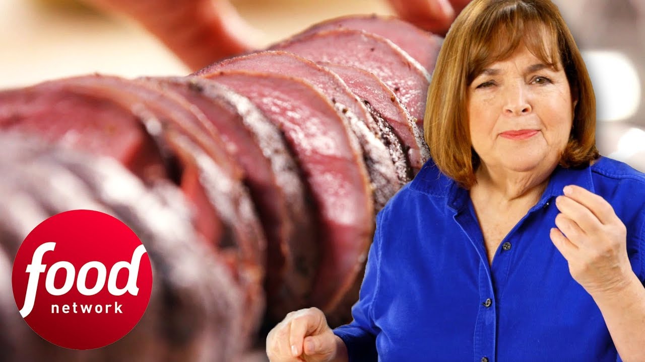 Ina Garten Cooks A Delicious Filet Of Beef With Mustard Mayo Barefoot Contessa Back To Basics Youtube