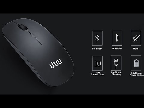 Беспроводная Bluetooth мышь UHURU | Бесшумная Bluetooth Мышка для Windows, Android, MacOS