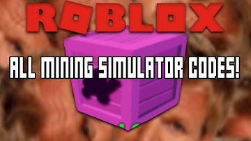 All known Mining Simulator Codes and Major Unboxing! (Roblox)