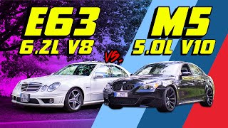 E63 AMG vs. E60 M5 - Mercedes-AMG vs. BMW M | Der Kampf der Wölfe im Schafspelz!