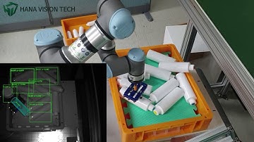 Bin Picking of White Bottles | HanaVisionTech