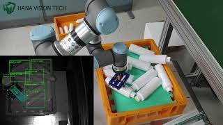Bin Picking of White Bottles | HanaVisionTech Wealth