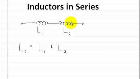 Circuits Inductors Part 1: Series